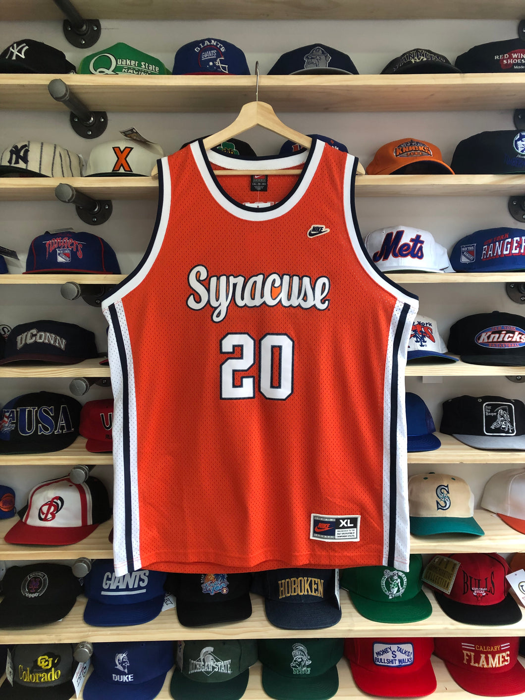 Vintage Nike Swingman Syracuse Sherman Douglas Jersey Size XL