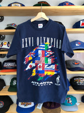 Load image into Gallery viewer, Vintage 1996 Atlanta Olympics Flags Tee Size Medium
