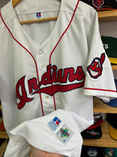 Load image into Gallery viewer, Vintage Cleveland Indians Russell Athletic Script Blank Authentic Jersey 52 XXL
