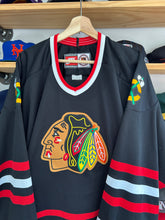 Load image into Gallery viewer, Vintage Nike Chicago Blackhawks Blank Black Jersey Large
