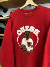 Load image into Gallery viewer, Vintage Guess Teddy Bears Boot Crewneck Size Medium
