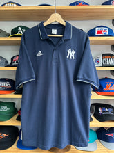 Load image into Gallery viewer, Vintage Adidas Yankees Embroidered Polo Shirt Size Large
