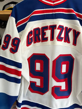 Load image into Gallery viewer, Vintage New York Rangers Wayne Gretzky Stitched Jersey Medium
