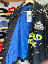 Load image into Gallery viewer, Vintage 2004 Jeff Hamilton Donald Duck Daytona 500 NASCAR Jacket 2XL
