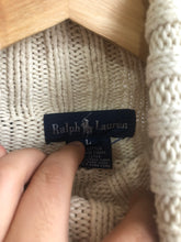 Load image into Gallery viewer, Vintage Polo Ralph Lauren USA Flag Knit Turtleneck Sweater Size Large
