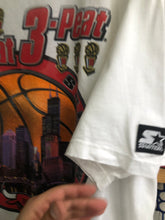 Load image into Gallery viewer, Vintage Starter Chicago Bulls 1998 Finals Repeat 3-Peat Tee Size 2XL
