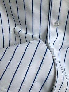 Vintage Majestic New York Mets Pinstripe Blank Jersey Size Large