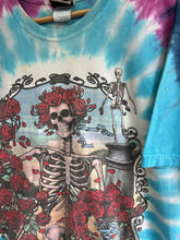 Load image into Gallery viewer, Vintage Late 90s / Y2K Liquid Blue Grateful Dead Tye Die Bertha Large
