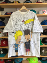 Load image into Gallery viewer, Vintage 1993 MTV Beavis And Butt-Head AOP Tee Size XL
