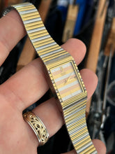 Load image into Gallery viewer, Vintage 1983 Seiko Tri-Tone Zebra Mens Tank Quartz Watch
