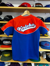 Load image into Gallery viewer, Vintage Y2K Majestic New York Knicks Hardwood Classics Youth Small Quarter Zip
