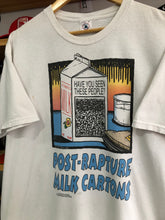 Load image into Gallery viewer, Vintage 1995 Post-Rapture Milk Cartons Art Tee Size XL
