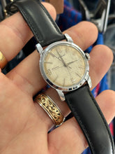 Load image into Gallery viewer, Vintage 1960s LeGant Automatic Linen Crosshair Dial Watch

