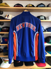 Load image into Gallery viewer, 2012 Mitchell &amp; Ness New York Knicks Warm Up Jacket Size Small
