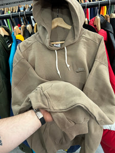 Vintage 90s Deadstock Nike Made in USA Tan / Beige Hoodie XL