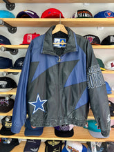 Load image into Gallery viewer, Vintage 90s Logo Athletic Dallas Cowboys Leather Sharktooth Jacket Large
