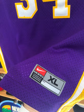 Load image into Gallery viewer, Vintage Nike Los Angeles Lakers Shaquille O’Neal Swingman Jersey Size XL
