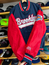 Load image into Gallery viewer, Vintage 90s / Early 2000s Brooklyn Cyclones Satin Jacket Large
