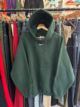 Load image into Gallery viewer, Vintage Nike 90s Made in USA Forest Green Center Swoosh Con Head Hoodie Medium / Large
