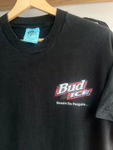 Load image into Gallery viewer, Vintage 90s Bud Ice Penguin Promo Tee Size Large
