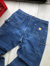 Load image into Gallery viewer, Vintage Carhartt Double Knee Denim Jeans Size 40x34
