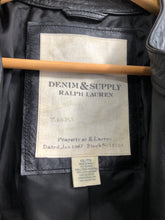 Load image into Gallery viewer, Ralph Lauren Denim &amp; Supply Leather Moto Style Jacket Size 2XL

