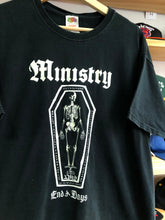 Load image into Gallery viewer, Vintage 2008 Ministry Adios MotherF**ker Band Tee Size XL
