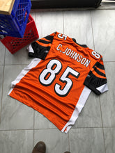 Load image into Gallery viewer, Vintage Reebok Cincinnati Bengals Chad Johnson Authentic Jersey Size 52
