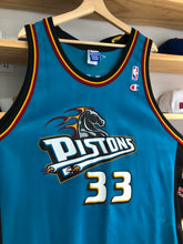 Load image into Gallery viewer, Vintage Champion Detroit Pistons Grant Hill Jersey Size 52/2XL
