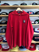 Load image into Gallery viewer, Vintage Polo Ralph Lauren 1992 Racing Quarter Zip Sweater Size Medium
