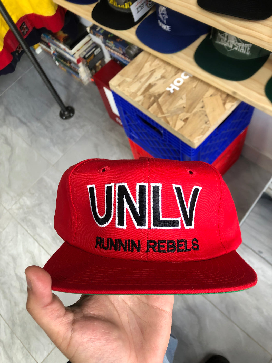 Vintage Deadstock UNLV Runnin Rebels Snapback