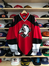 Load image into Gallery viewer, Vintage Starter Buffalo Sabers Goat Head Alternative Jersey Size Medium
