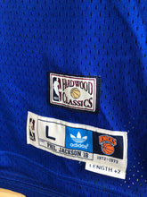 Load image into Gallery viewer, Adidas Hardwood Classics New York Knicks Phil Jackson Jersey Size Large
