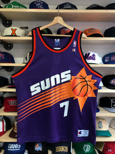 Vintage Champion NBA Phoenix Suns Kevin Johnson Jersey Size 52 / XXL
