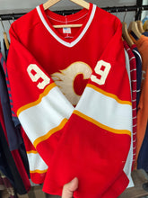 Load image into Gallery viewer, Vintage 80s Calgary Flames Hockey Jersey Size Medium
