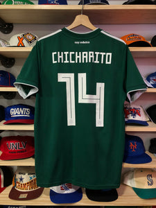Adidas 2018 Mexico Javier “ Chicharito” Balcázar Soccer Jersey Size Large