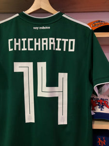 Adidas 2018 Mexico Javier “ Chicharito” Balcázar Soccer Jersey Size Large