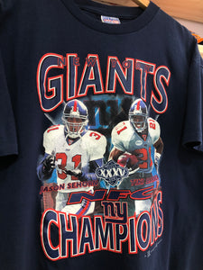 Vintage 2001 NFL New York Giants NFC Champions Tee Size XL