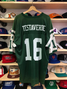 Vintage Starter NFL New York Jets Vinny Testaverde Jersey Size 52 / XL