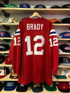 Vintage Stall & Dean NFL New England Patriots Tom Brady Jersey Size XXL
