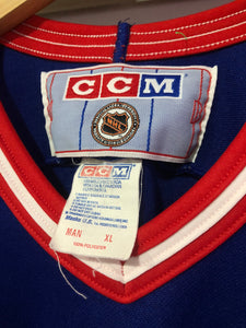Vintage CCM New York Rangers Hockey Jersey Size XL