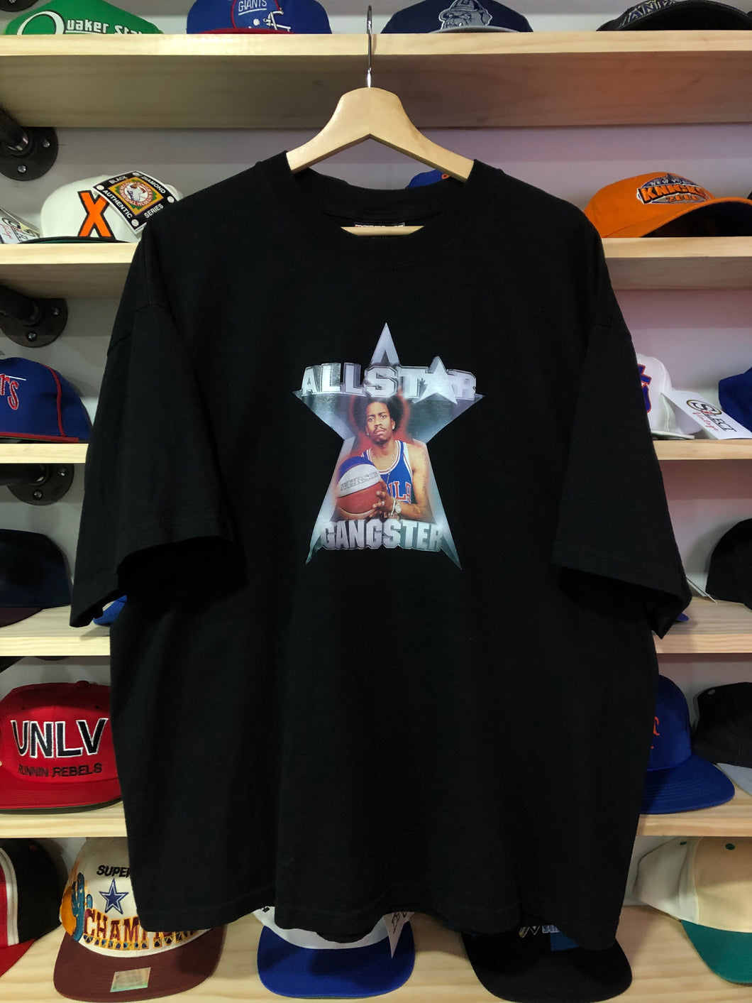 Vintage Allen Iverson Allstar Gangster Tee Size XL/XXL