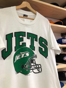 Vintage 1993 NFL New York Jets Helmet Tee Size XL