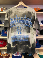 Load image into Gallery viewer, Vintage 1996 Kentucky Wildcats National Champions Tie-Dye Tee Size Large
