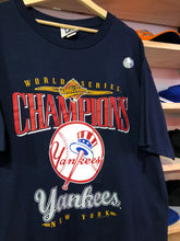 Load image into Gallery viewer, Vintage Deadstock 1996 New York Yankees World Series Champions Tee Size XL

