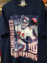 Load image into Gallery viewer, Vintage 2001 New York Giants NFC Champions Jason Sehorn Tee Size XL
