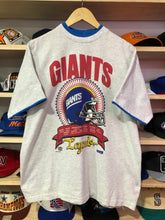 Load image into Gallery viewer, Vintage 1993 New York Giants Double Layered Style Tee Size Large
