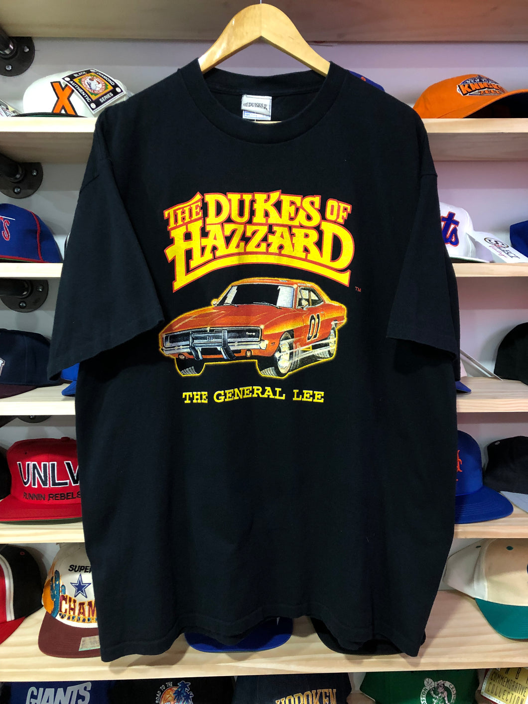 Vintage 1999 Dukes Of Hazzard General Lee Car Tee Size XL