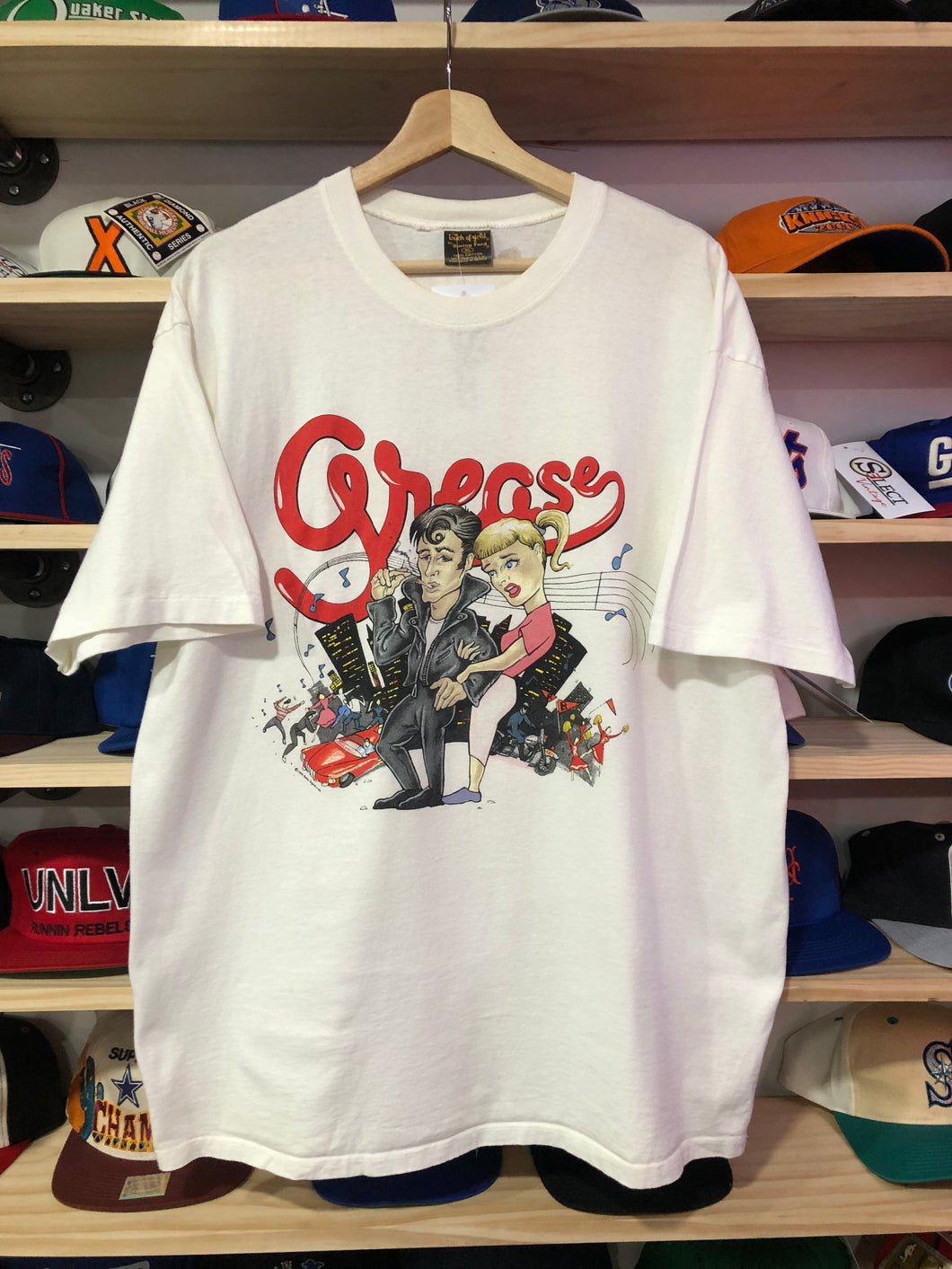Vintage 1994 Grease Caricature Tee Size XL