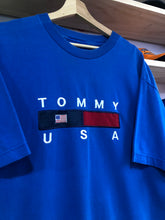Load image into Gallery viewer, Vintage Tommy USA Boot Embroidered Tee Size Large/XL
